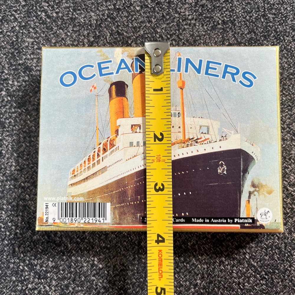 •Rare Piatnik No. 221941 Ocean Liners Playing Cards NWT• - Picture 6 of 6
